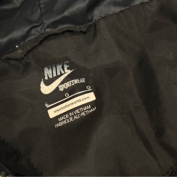 Nike Windrunner Zip Up Hooded Jacket in Yellow and Black Size Large - Picture 5 of 15